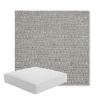 Picture of Piazza Stone | Boxed Square Outdoor Seat Cushion - Sunbrella© Fabric
