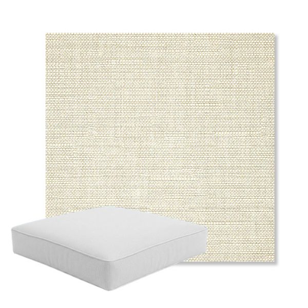 Picture of Piazza Vapor | Boxed Square Outdoor Seat Cushion - Sunbrella© Fabric