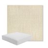 Picture of Pique Flax | Boxed Square Outdoor Seat Cushion - Sunbrella© Fabric