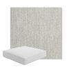 Picture of Pique Gravel | Boxed Square Outdoor Seat Cushion - Sunbrella© Fabric