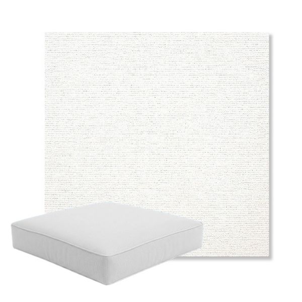 Picture of Platform Salt | Boxed Square Outdoor Seat Cushion - Sunbrella© Fabric