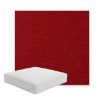 Picture of Play Scarlet | Boxed Square Outdoor Seat Cushion - Sunbrella© Fabric