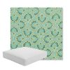 Picture of Plume Peacock | Boxed Square Outdoor Seat Cushion - Sunbrella© Fabric