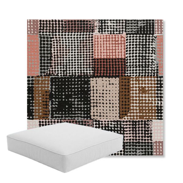 Picture of Pop Tart | Boxed Square Outdoor Seat Cushion - Sunbrella© Fabric