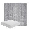 Picture of Posh Graphite | Boxed Square Outdoor Seat Cushion - Sunbrella© Fabric