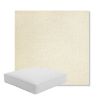 Picture of Posh Salt | Boxed Square Outdoor Seat Cushion - Sunbrella© Fabric