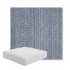 Picture of Posh Sapphire | Boxed Square Outdoor Seat Cushion - Sunbrella© Fabric