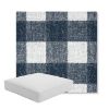 Picture of Preso Indigo | Boxed Square Outdoor Seat Cushion - Sunbrella© Fabric