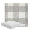 Picture of Preso Pebble | Boxed Square Outdoor Seat Cushion - Sunbrella© Fabric