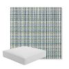 Picture of Principle Lagoon | Boxed Square Outdoor Seat Cushion - Sunbrella© Fabric
