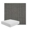 Picture of Proven Charcoal | Boxed Square Outdoor Seat Cushion - Sunbrella© Fabric