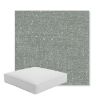 Picture of Rafi Mist | Boxed Square Outdoor Seat Cushion - Sunbrella© Fabric