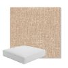 Picture of Rafi Sand | Boxed Square Outdoor Seat Cushion - Sunbrella© Fabric