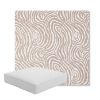 Picture of Rapids Camel | Boxed Square Outdoor Seat Cushion - Sunbrella© Fabric