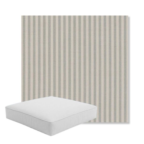 Picture of Refresh Spa | Boxed Square Outdoor Seat Cushion - Sunbrella© Fabric