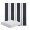 Picture of Relate Harbor | Boxed Square Outdoor Seat Cushion - Sunbrella© Fabric