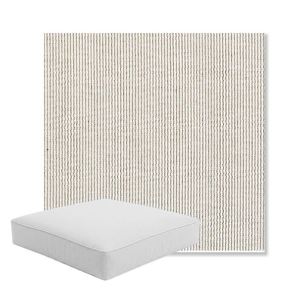 Picture of Replay Fern | Boxed Square Outdoor Seat Cushion - Sunbrella© Fabric