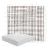 Picture of Rest Ink | Boxed Square Outdoor Seat Cushion - Sunbrella© Fabric