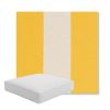 Picture of Rothko Lemonade | Boxed Square Outdoor Seat Cushion - Sunbrella© Fabric