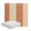 Picture of Rothko Lobster Roll | Boxed Square Outdoor Seat Cushion - Sunbrella© Fabric