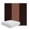 Picture of Rothko Sangria | Boxed Square Outdoor Seat Cushion - Sunbrella© Fabric