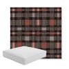 Picture of Rubix Huckleberry | Boxed Square Outdoor Seat Cushion - Sunbrella© Fabric