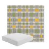 Picture of Rubix Lemon Lime | Boxed Square Outdoor Seat Cushion - Sunbrella© Fabric