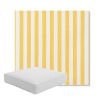 Picture of Sail Away Sunflower | Boxed Square Outdoor Seat Cushion - Sunbrella© Fabric