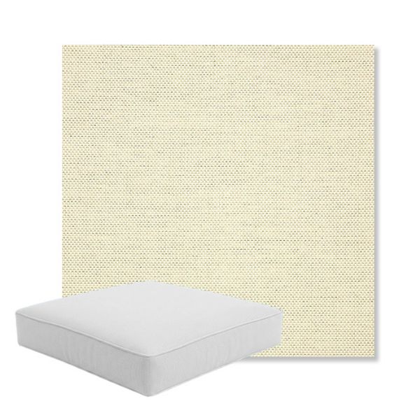 Picture of Sailcloth Sailor | Boxed Square Outdoor Seat Cushion - Sunbrella© Fabric