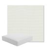 Picture of Sailcloth Salt | Boxed Square Outdoor Seat Cushion - Sunbrella© Fabric