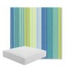 Picture of Seville Seaside | Boxed Square Outdoor Seat Cushion - Sunbrella© Fabric