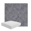 Picture of Shibori Indigo | Boxed Square Outdoor Seat Cushion - Sunbrella© Fabric