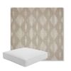 Picture of Spinner Diamond Pebble | Boxed Square Outdoor Seat Cushion - Sunbrella© Fabric