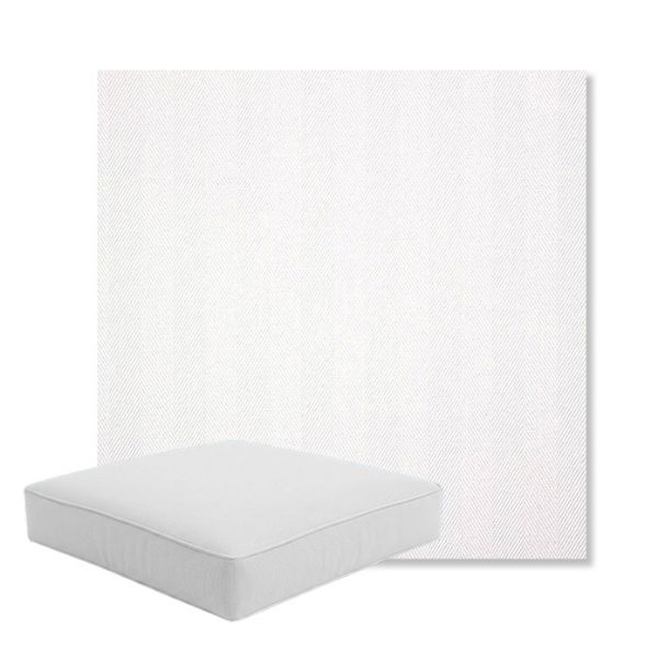 Picture of Switch Salt | Boxed Square Outdoor Seat Cushion - Sunbrella© Fabric