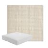 Picture of Tailored Snow | Boxed Square Outdoor Seat Cushion - Sunbrella© Fabric