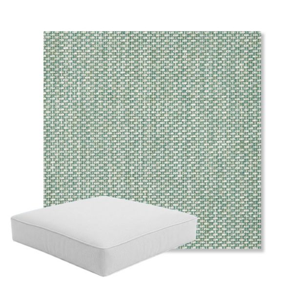 Picture of Tailored Spa | Boxed Square Outdoor Seat Cushion - Sunbrella© Fabric