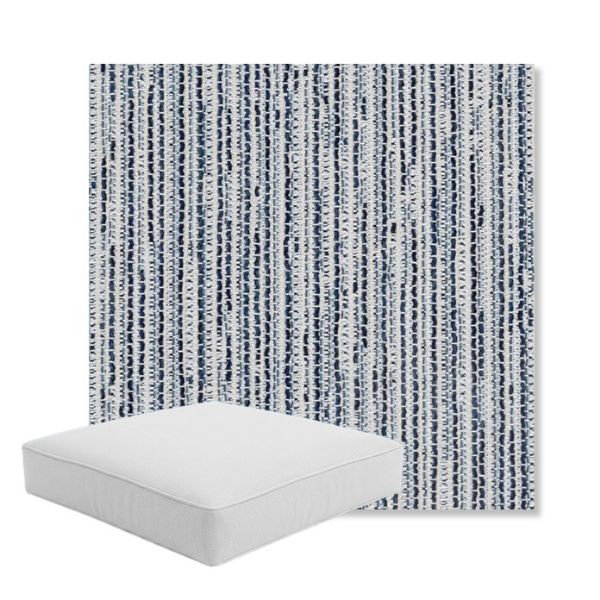 Picture of Tectonic Coastal | Boxed Square Outdoor Seat Cushion - Sunbrella© Fabric