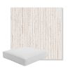 Picture of Tectonic Parchment | Boxed Square Outdoor Seat Cushion - Sunbrella© Fabric