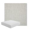 Picture of Ticking Fog | Boxed Square Outdoor Seat Cushion - Sunbrella© Fabric