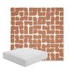 Picture of Toggle Canyon Rose | Boxed Square Outdoor Seat Cushion - Sunbrella© Fabric