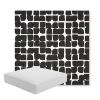 Picture of Toggle Inkblot | Boxed Square Outdoor Seat Cushion - Sunbrella© Fabric