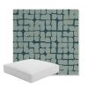 Picture of Toggle Splash | Boxed Square Outdoor Seat Cushion - Sunbrella© Fabric