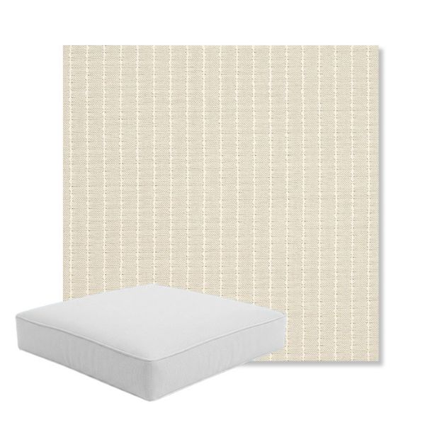 Picture of Trail Cloud | Boxed Square Outdoor Seat Cushion - Sunbrella© Fabric