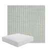 Picture of Trail Sky | Boxed Square Outdoor Seat Cushion - Sunbrella© Fabric