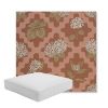 Picture of Trellis Primrose | Boxed Square Outdoor Seat Cushion - Sunbrella© Fabric