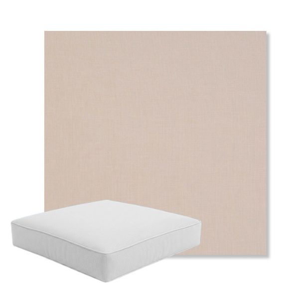 Picture of Tucker Cherry Blossom | Boxed Square Outdoor Seat Cushion - Sunbrella© Fabric