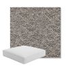 Picture of Undercurrent Storm | Boxed Square Outdoor Seat Cushion - Sunbrella© Fabric