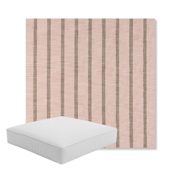 Picture of Unwind Cameo | Boxed Square Outdoor Seat Cushion - Sunbrella© Fabric