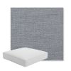 Picture of Willa Haze | Boxed Square Outdoor Seat Cushion - Sunbrella© Fabric