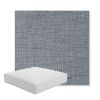 Picture of Willa Tidal | Boxed Square Outdoor Seat Cushion - Sunbrella© Fabric